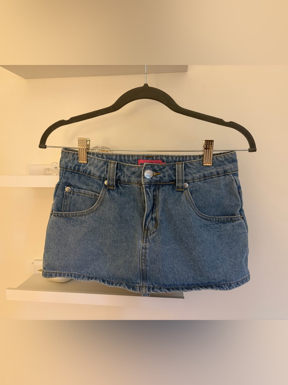 Denim Mini Skirt (Skort)